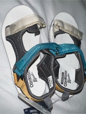 OshKosh B'gosh Teal, Beige and Yellow Kids' Sport Sandals
